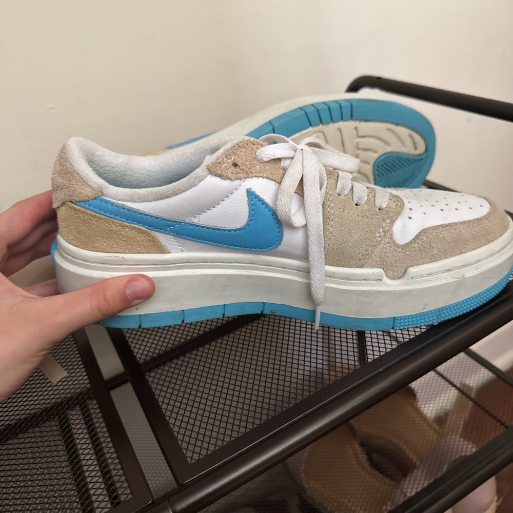 Nike Air Max Blue and White Sneakers